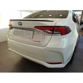 Toyota Corolla 2020 Bagaj Üstü İnce Spoiler Parlak Siyah Boyalı İthal Ürün Plastik - 1