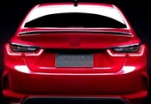 Honda City RS 2020 Bagaj Üstü Spoiler Parlak Siyah Boyalı İthal Ürün Plastik - 2
