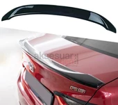 Honda City RS 2020 Bagaj Üstü Spoiler Parlak Siyah Boyalı İthal Ürün Plastik - 5