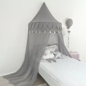 Pamuka Gri 120 Cm Duvar Tentesi - 1