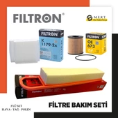 Peugeot 207 1.6 Vti Benzinli Filtre Bakım Seti Filtron - 1