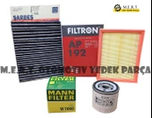 Ford Fiesta 1.6 16V Benzinli Filtre Bakım Seti (2006-2008) - 1