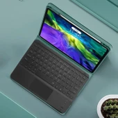 TriLine 9.7” RGB Renkli Aydınlatmalı İngilizce Bluetooth Klavye 24.5X17.5 cm İnce Slim Şarj Edilebilir thumbnail 2