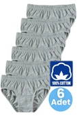 Uniquetrenders   Erkek Çocuk Pamuklu Slip Külot 6'lı Paket - 7