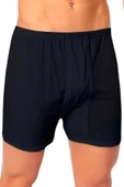 Uniquetrenders   Erkek Rahat Kesim Paçalı Pamuklu Külot Boxer 3'lü Set - 2