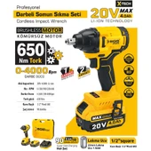 SGS Darbeli Somun Sıkma Seti 20V 4.0 Ah thumbnail 2