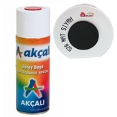 Akçalı Sprey Boya 400 ml 526 Mat Siyah - 1