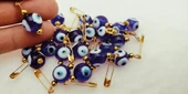 Hdmarketim 20 Adet 1,2 Cm Maşallahlık İğneli Cam Nazar Boncuğu thumbnail 4