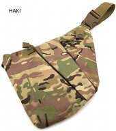 Unisex Çapraz Askılı Güvenlikli Bel Omuz Çantası - 11