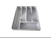 Moonstar Çekmece İçi Kaşıklık 5Gözlü Çatal Bıçak Organızer 34X27CM-KŞ-172-GRİ - 2