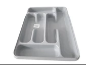 Moonstar Çekmece İçi Kaşıklık 6Gözlü Çatal Bıçak Organızer 40X30CM-KŞ170-GRİ - 2