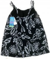 Draped Flyaway Tasarımı Çiçekli Kadın Mayo - 2