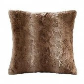 Zuri Faux Fur Kare Dekoratif Yastık - 1