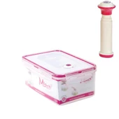 Moon Star Vakumlu hava geçirmez saklama kabı 1,60 LT+Pompa-MVAC182 - 1