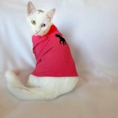RL Pink Navy Polo Yaka Tişört Kedi Kıyafeti  Kedi Elbisesi - 1