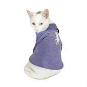 RL Denim Blue Polo Yaka Tişört Kedi Kıyafeti  Kedi Elbisesi - 1