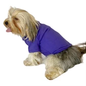 RL Purple Yellow Polo Yaka Tişört Köpek Kıyafeti Köpek Elbisesi - 6