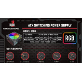 Dragos DRG-RGB500W-1600 500W 80+ White 12 CM Fanlı Güç Kaynağı - 5