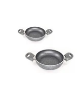 AKPA HOME Granit Kapaksız 2 Boy Sahan Seti 22-24cm thumbnail 1