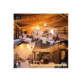 10 Metre Dış Mekan Eklenebilir Su Geçirmez Karnaval Set 20 Duylu Duy Takımı - 3