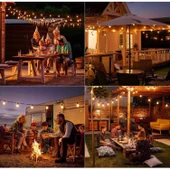 Horoz Elektrik Karnaval Dış Mekan Aydınlatma 20 Li Ampul Takılabilir 10 Mt - 1