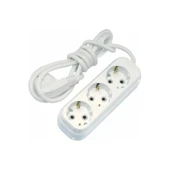 3 Lü Klemensli Topraklı Grup Priz 3 Metre Topraklı - 1