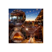 10 Metre Dış Mekan Eklenebilir Su Geçirmez Karnaval Set 20 Duylu Duy Takımı - 2