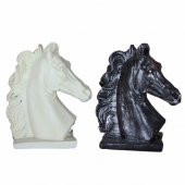 Boyanabilir Polyester Poliüretan Ham Obje Kaideli At Biblo 19 Cm 1 Adet - 1