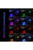 FRT Ottoman Ayak Altı Led 12 Ledli Lamba Sese Duyarlı Led Müziğe Duyarlı Led - 6