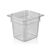 Kapp Polikarbon Şeffaf Gastronom Küvet 1/6 150 mm - 1
