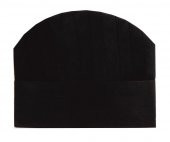 Tela Aşçı Kepi 23 cm. Siyah 20 Adet - 1