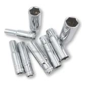 8 Parça 1/4" 6 Köşe Derin Lokma Anahtar Takımı (Raylı) - 3