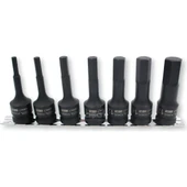 7 Parça 1/2'' Allen Uçlu Havalı Lokma Takımı (Raylı) thumbnail 1