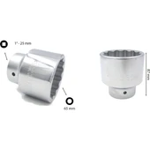 1" 12 Köşe (Yıldız) Lokma Anahtar - 65 mm thumbnail 2