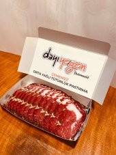 Dayı Yeğen Çemensiz Orta Yağlı Tütünlük Pastırma 500 Gr- Doğal - 1