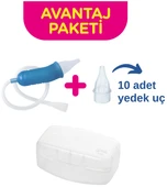 Wee Baby Burun Aspiratörü Seti Şeffaf (WEE945) (5 Li Set) - 3