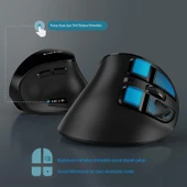 TriLine Bluetooth+2.4G Kablosuz Dikey Ergonomik Şarj Edilebilir Sessiz Mouse - 5