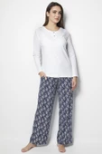 DoReMi White-Black Bayan Pijama Takımı thumbnail 5