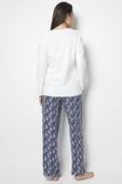 DoReMi White-Black Bayan Pijama Takımı thumbnail 4