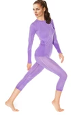 MioFit Energy Dry Fit Yüksek Bel 3/4 Seamless Spor Tayt - 1