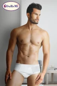 DoReMi %100 Doğal Pamuk Rahat Penye Erkek Klasik Terletmeyen Slip Külot thumbnail 1