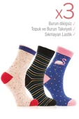 Miorre 3lü Bayan Soket Çorabı-269 - 1