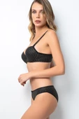 Miorre Push-Up Dolgulu Gold Puantiyeli Sütyen Takım - 11