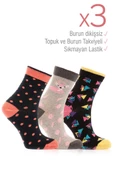 Miorre 3l ü Bayan Soket Çorabı - 1