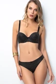 Miorre Push-Up Dolgulu Gold Puantiyeli Sütyen Takım - 1