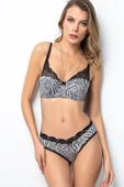 Miorre Push-Up Dolgulu Dantel Detaylı Sütyen Takım - 10