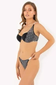 DoReMi Violet Push-Up Dolgulu Dantel Detaylı Sütyen Takım] - 6