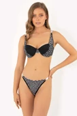 DoReMi Violet Push-Up Dolgulu Dantel Detaylı Sütyen Takım] - 1