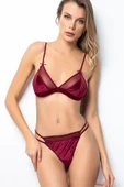 Miorre Bliss Velvet Tül Detaylı Kadife Bralet Takım thumbnail 12