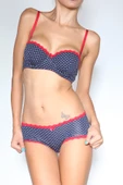 Miorre Push-Up Dolgulu Straplez Puantiyeli Sütyen Takım - 5